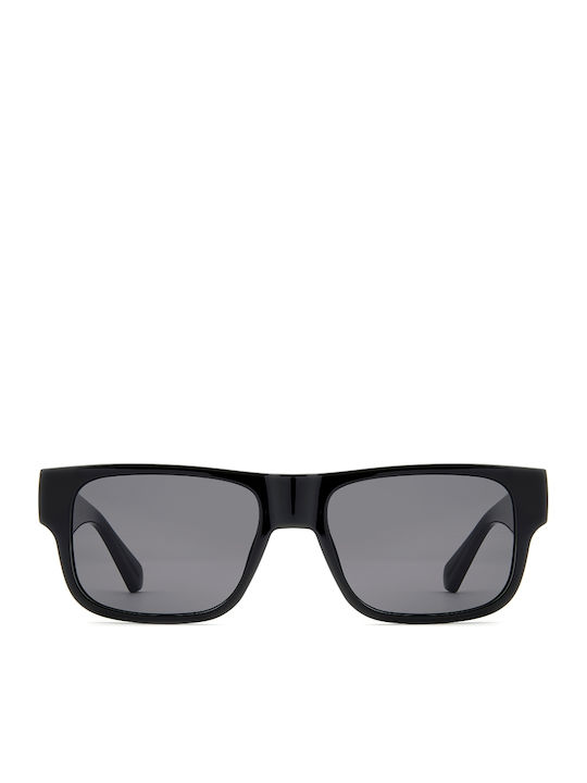 Prive Revaux Unisex Sunglasses with Black Horn-Rimmed Frame and Black Lens PR3013/G/S 807/IR