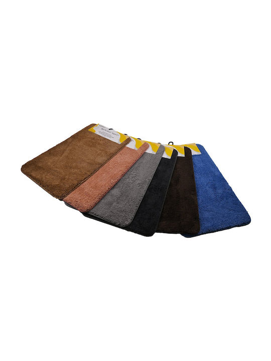 Sidirela Πατάκι Μπάνιου Microfiber Soft Ε-3225Γ Γκρι 60x100εκ.