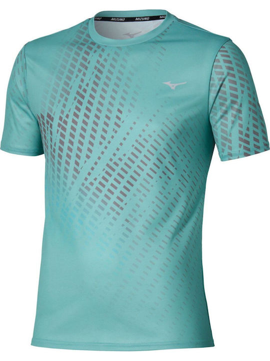 Mizuno Core Sportliches T-Shirt Aquifer
