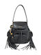 Women's Backpack Shoulder Bag Black