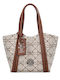 Vicky Knitted Women's Shopper Bag Beige