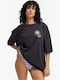 Sun Women's T-shirt Off Black