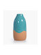 Nef-Nef Homeware Dekorative Keramikvase Menza Türkis 11x11xH21,5cm