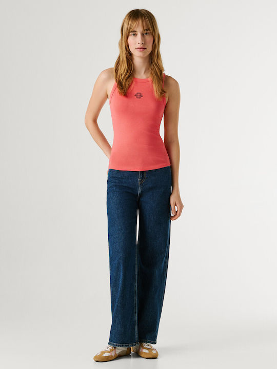 Pepe Jeans Women's Sleeveless Blouse Pink