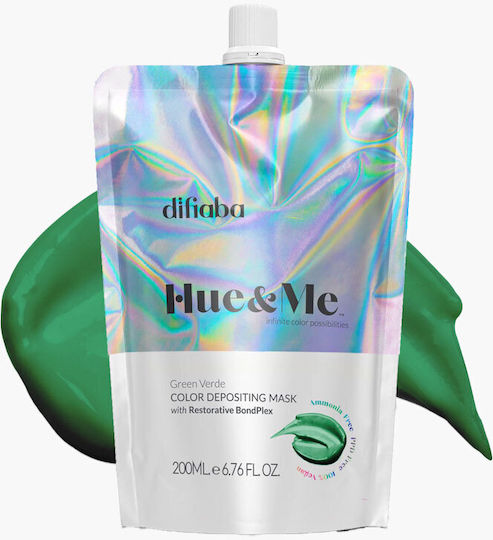 Difiaba Color Mask Χωρίς Αμμωνία Πράσινο 200ml