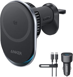 Anker Prime MagGo AirCool Βάση Κινητού με Ασύρματη Φόρτιση Μαύρη