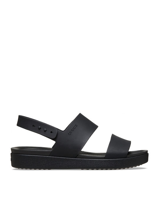 Crocs Brooklyn Дамски Анатомични Сандали Flatforms Черни