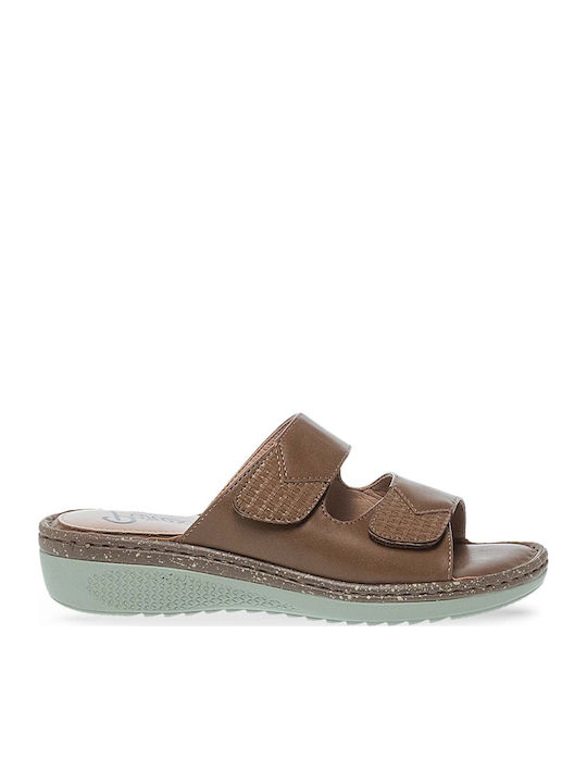 Parex Women's Flat Sandals Brown