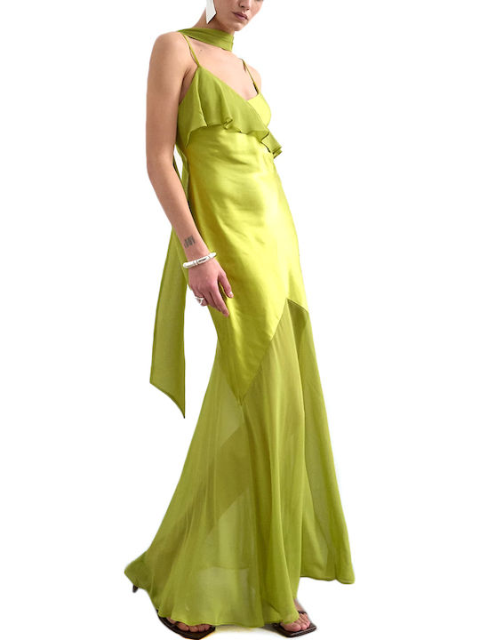 Topshop Maxi Dress for Wedding Christening Satin Green 31001035-BRIGHT-GREEN | Skroutz.mt Topshop Maxi Dress for Wedding Christening Satin Green 31001035-BRIGHT-GREEN | Skroutz.mt