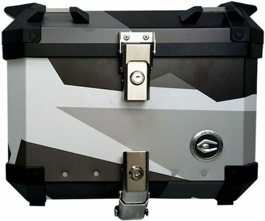 Coocase Q5 Bagaj Motocicletă Aluminiu 55lt Neagră