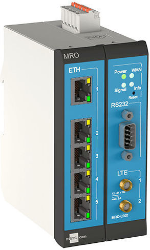 Insys MRO-L200 Drahtloser 4G Router mit 2 Anschlüssen
