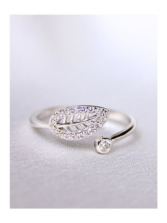 Women's Silver Ring with Stones