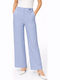Women's Linen Pantaloons in Regular Fit Blue SU-3560-26TR-BLUE