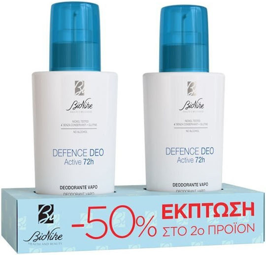 Bionike Defence Αποσμητικό 72h σε Spray 2x100ml