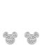Disney Mickey Mouse Kids Stud Earrings with Stones Made of Steel