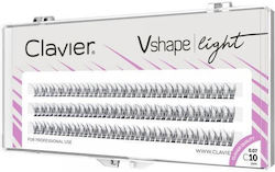 Clavier Vshape Light 10mm Eyelash Clusters