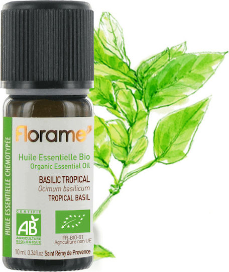 Florame Βιολογικό Αιθέριο Έλαιο Βασιλικός 10ml