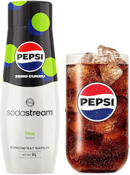 Sodastream Pepsi Αναψυκτικό Lime με Ανθρακικό, Χωρίς Ζάχαρη 440ml