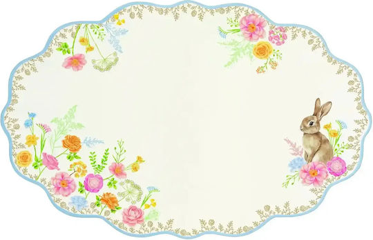 Easy Life Platou Din Porțelan De Paște Très Jolie 32x21cm Multicolor