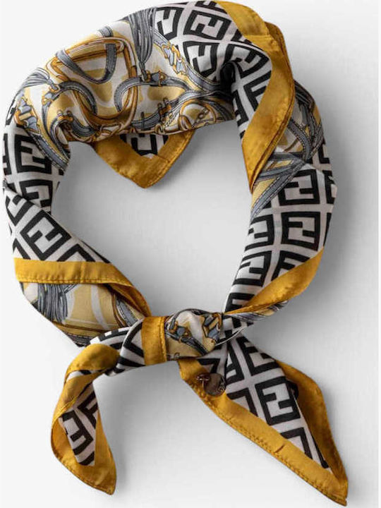 Fragola Women's Silk Shawl Yellow