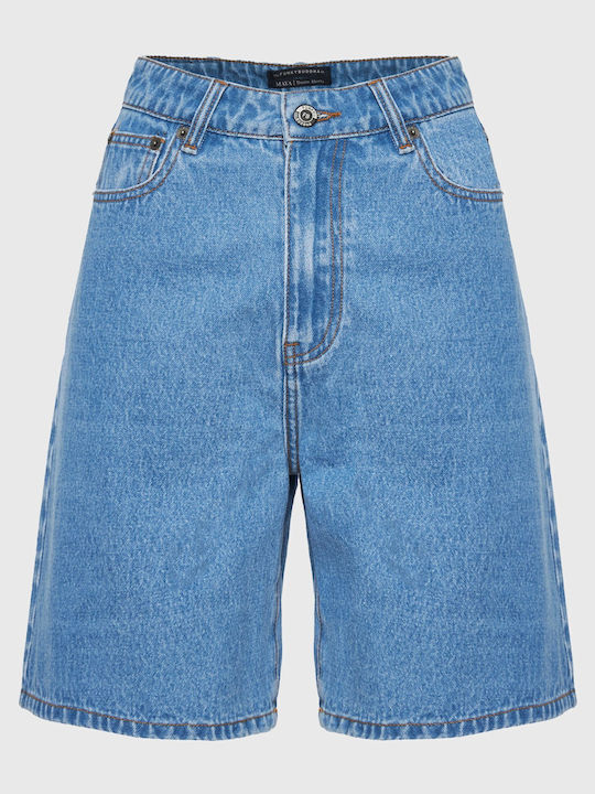 Funky Buddha Women's Jean Shorts Blue