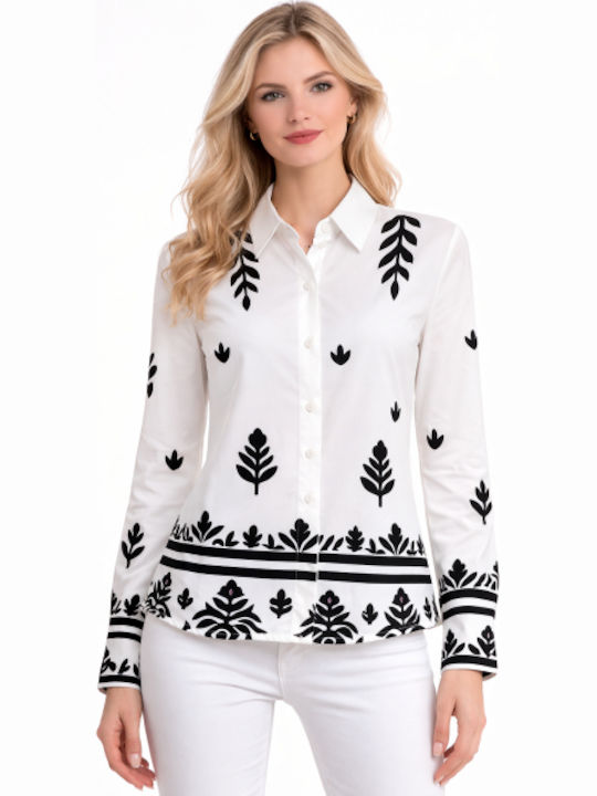 Long Sleeve Women's Black Shirt SU-6019-15-26SH-Black