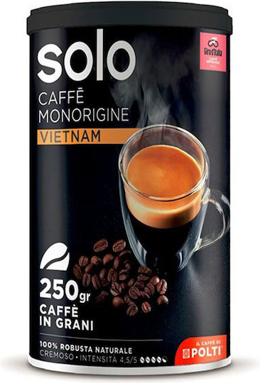 Solo Pro Solo Pro Espresso Single Origin Robusta Hazelnut Coffee in Grains 250g