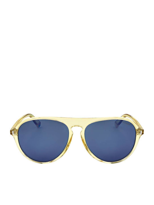 Polaroid Unisex Sunglasses with Yellow Frame an...