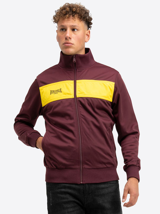 Lonsdale Alnwick Яке Oxblood/Жълто