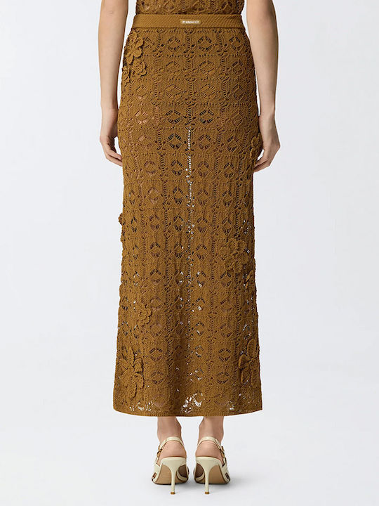 Fustă Maxi Floral Maro