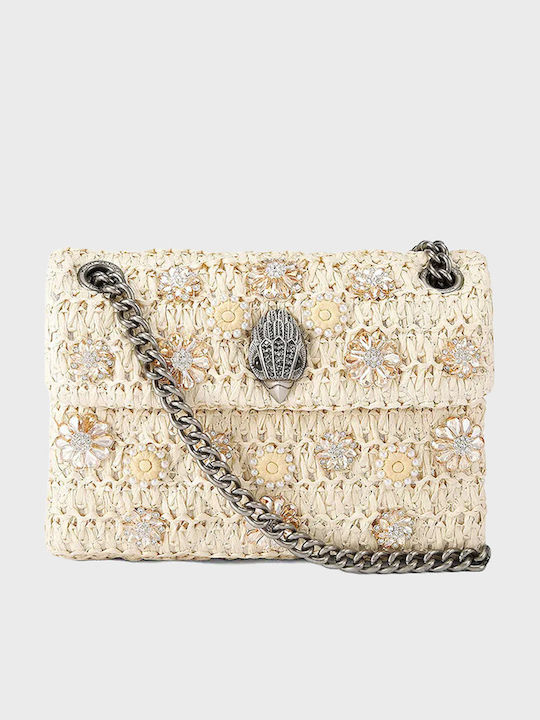 Kensington Straw Women's Shoulder Bag Beige