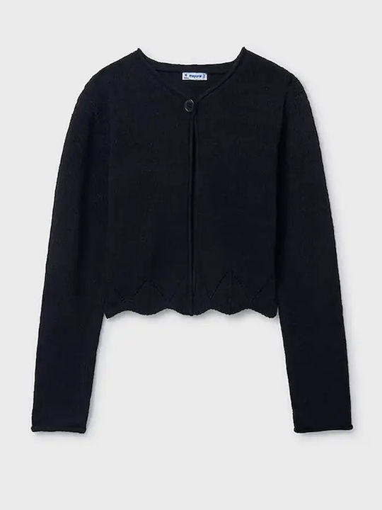 Mayoral Kinder-Strickjacke Gestrickt Schwarz
