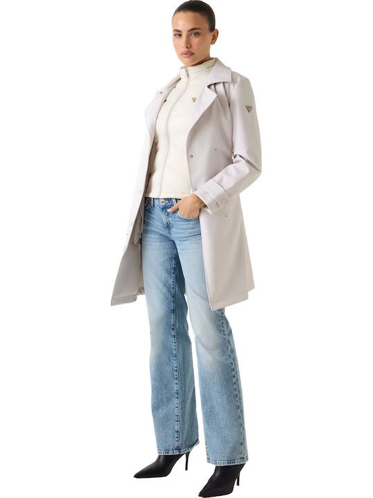 Guess Women's Ecru Gabardine