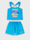 Kids Set with Shorts Summer 2 Pieces Turquoise