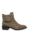 Suede Women's Ankle Boots Brown GY-08231-2-6