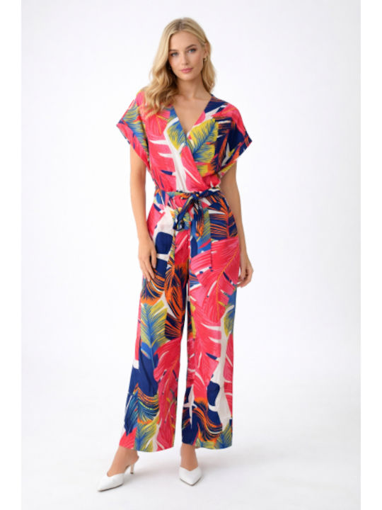 Women’s One-piece Jumpsuit Pink SU-6096-10-26TS-PINK