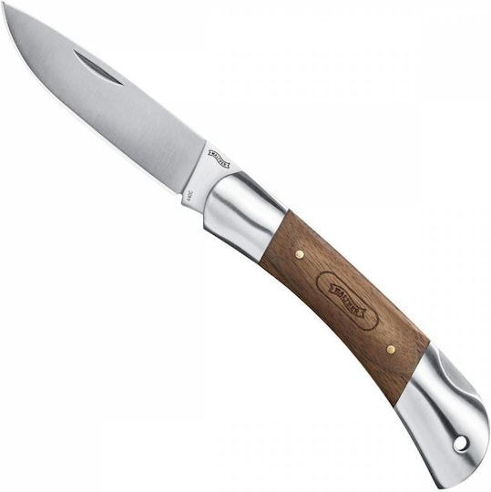 Walther Drop 2 Pocket Knife in Leather Sheath