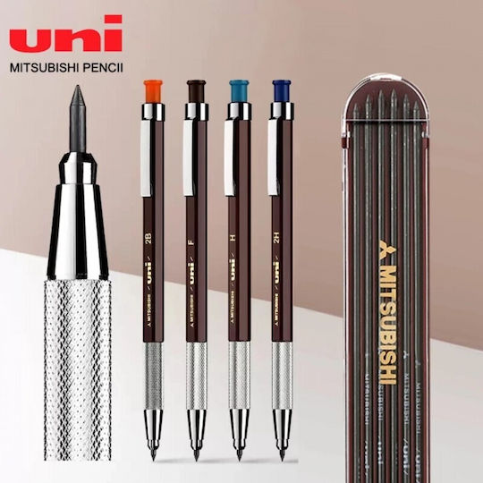 Uni-Ball Mitsubishi Bleistift 2mm Mh-500 Mh500 Spitzen 4b