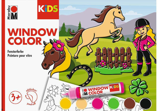 Marabu Fun & Fancy Pony Ranch 6x25ml + Motive 822505