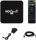 TV Box MXQ 4K 5G 64GB+512GB 4K UHD with Wi-Fi USB 2.0 4GB RAM and 32GB Storage with Android 12.0 Operating System
