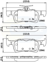 Τακακια Οπισθια Peugeot 308 Ii Lb Lp Lw Lh L3 1610814180 Cbp02335-10267 Τακακια Οπισθια Peugeot 308 Ii Lb Lp Lw Lh L3 1610814180 Cbp02335-10267