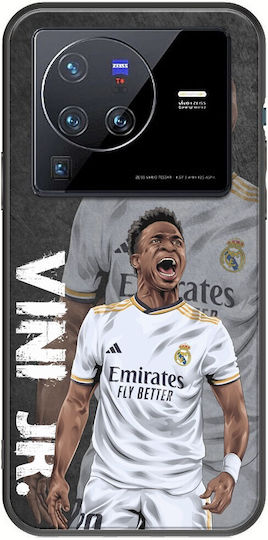 Калъф Football Stars Vinicius Junior Vivo X80 Pro Черен TPU Силикон