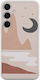 Landscape Moon Case Samsung Galaxy A55 5g Flexible TPU Transparent Silicone
