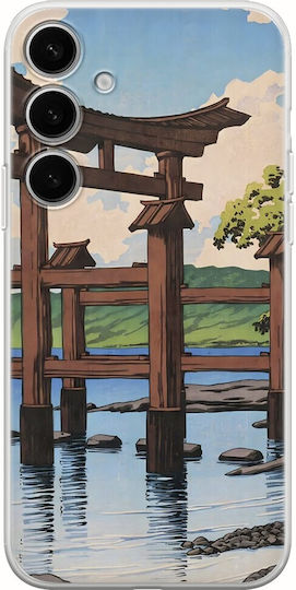 Ukiyo-e Tazawa Lake Samsung Galaxy A55 5g Flexible TPU Transparent Silicone Mobile Phone Case