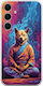 Θήκη Meditation Animals Dog Samsung Galaxy A55 5g Flexible Tpu Διάφανη Σιλικόνη