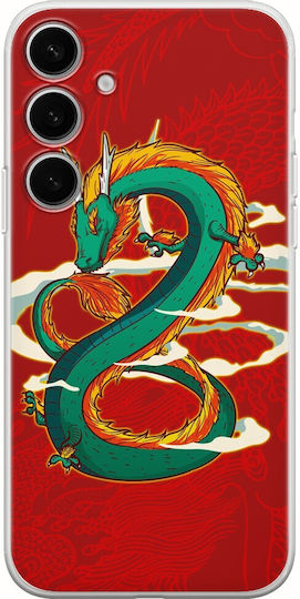 Mobile Phone Case Chinese Dragon Samsung Galaxy A55 5g Flexible TPU Transparent Silicone