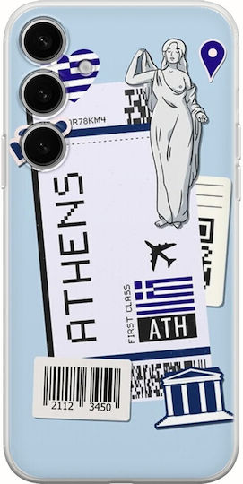 Mobile Phone Case Ticket To Athens Samsung Galaxy A55 5g Flexible TPU Transparent Silicone