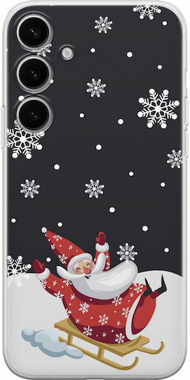 Frogs Handyhülle Happy Santa Samsung Galaxy A55 5G Flexible TPU Transparente Silikon