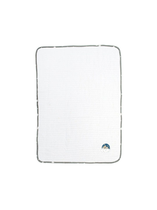 Dimcol Nursery Swaddling Blanket Cloudy Bear Wa...