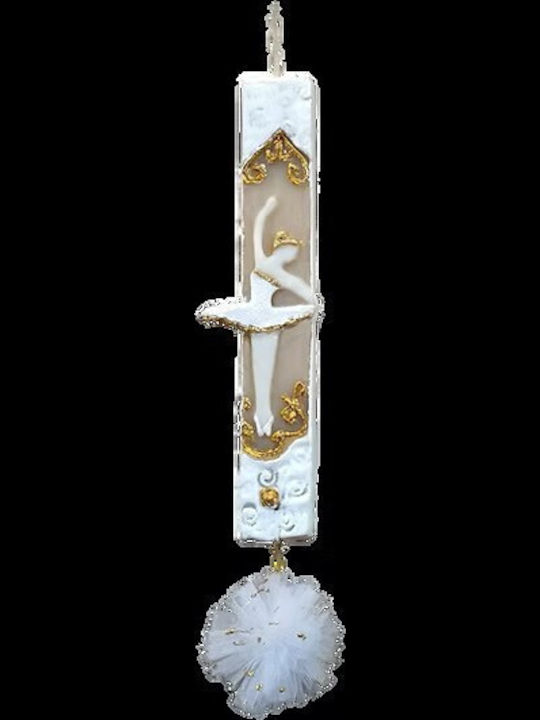 Ballerina White Easter Candle Ballerina White Easter Candle